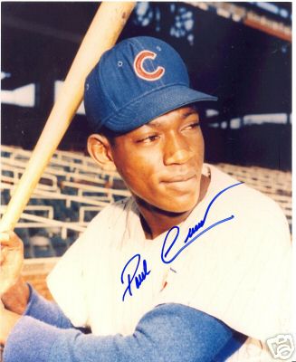 PAUL CASANOVA CHICAGO CUBS SIGNED 8X10 PHOTO W/COA