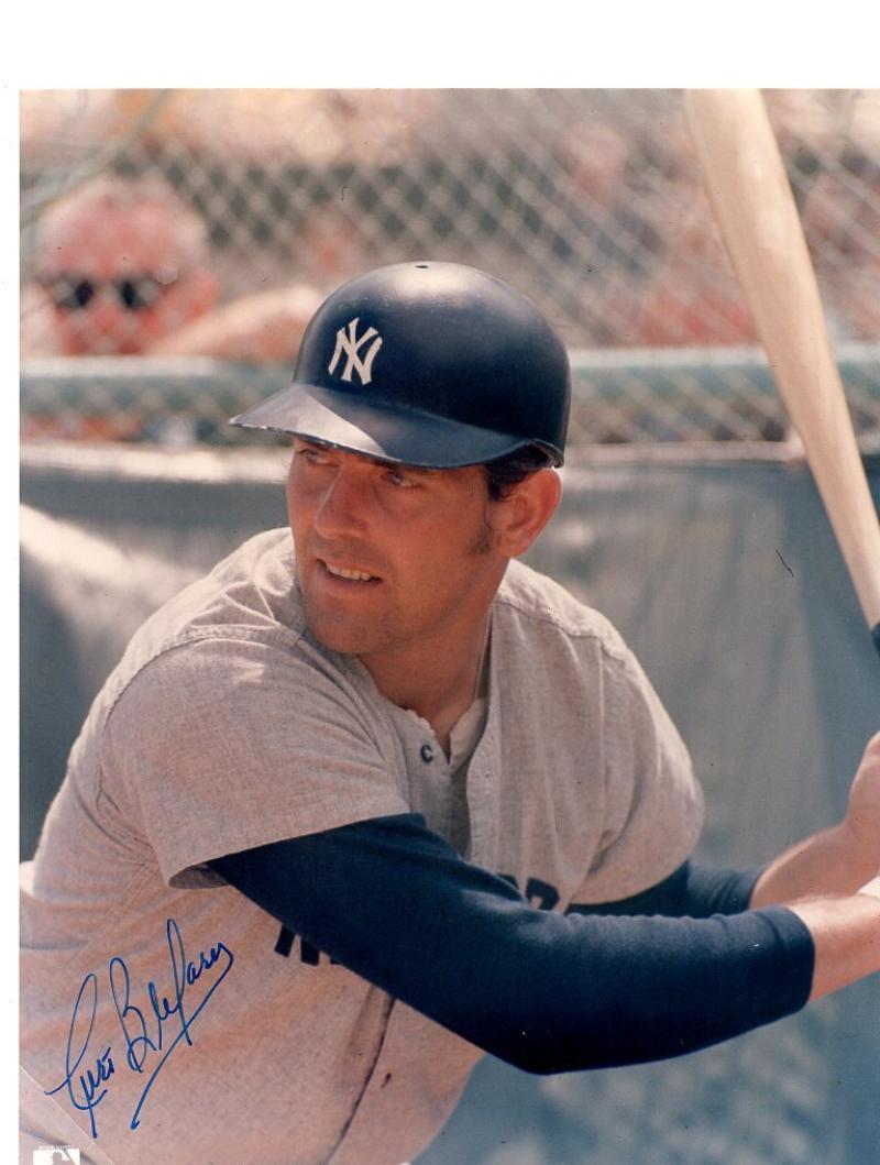 CURT BLEFARY NEW YORK YANKEES SIGNED AUTOGRAPHED 8x10 PHOTO W/COA
