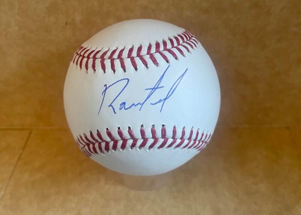 RAMIEL TAPIA TORONTO BLUE JAYS SIGNED AUTOGRAPHED M.L. BASEBALL BAS AUTHENTICATE