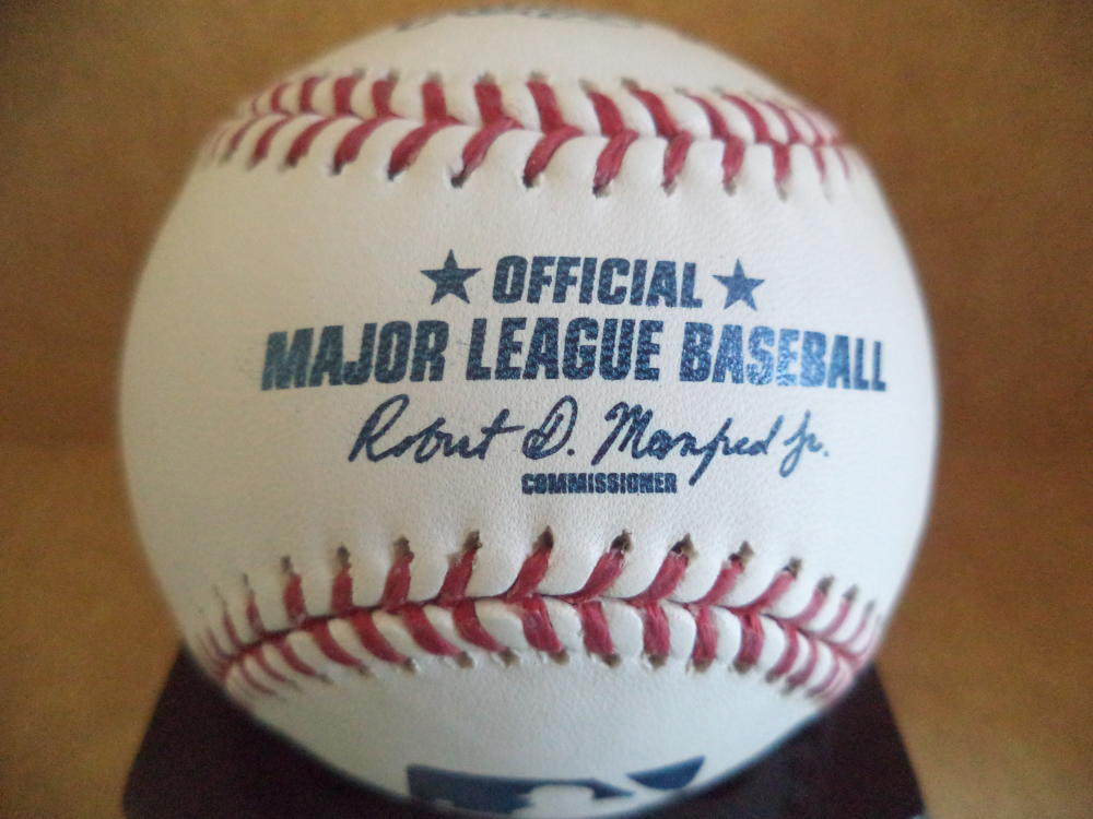 DAVE DUNNING CHICAGO WHITE SOX SIGNED AUTOGRAPHED M.L. BASEBALL W/COA 