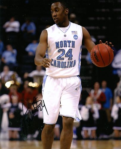 JUSTIN  WATTS   NORTH  CAROLINA  TAR HEELS  SIGNED 8X10