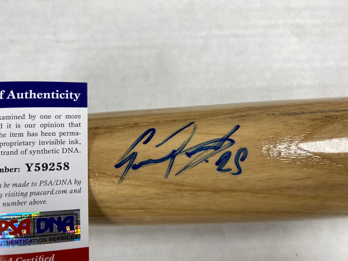 GREGORY POLANCO PITTSBURGH PIRATES SIGNED AUTOGRAPH RAWLINGS BIG STICK BAT PSA