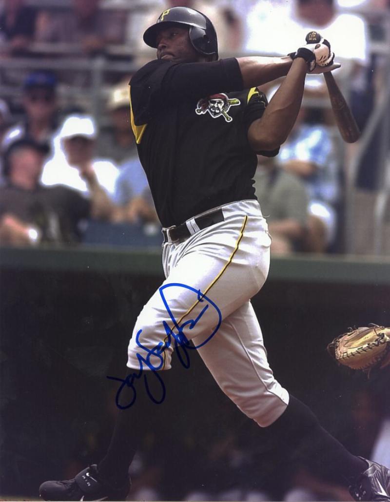 J.J. DAVIS PIRATES SIGNED AUTOGRAPHED 8X10 PHOTO W/COA 
