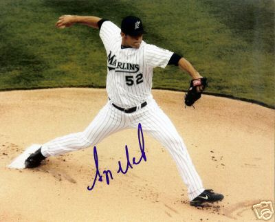 SERGIO MITRE   FLORIDA MARLINS   SIGNED 8X10 PHOTO