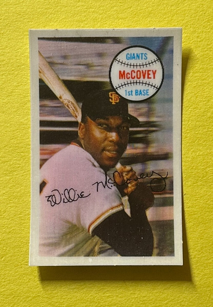 1970 KELLOGG'S 3-D WILLIE MCCOVEY #4 GIANTS HOF