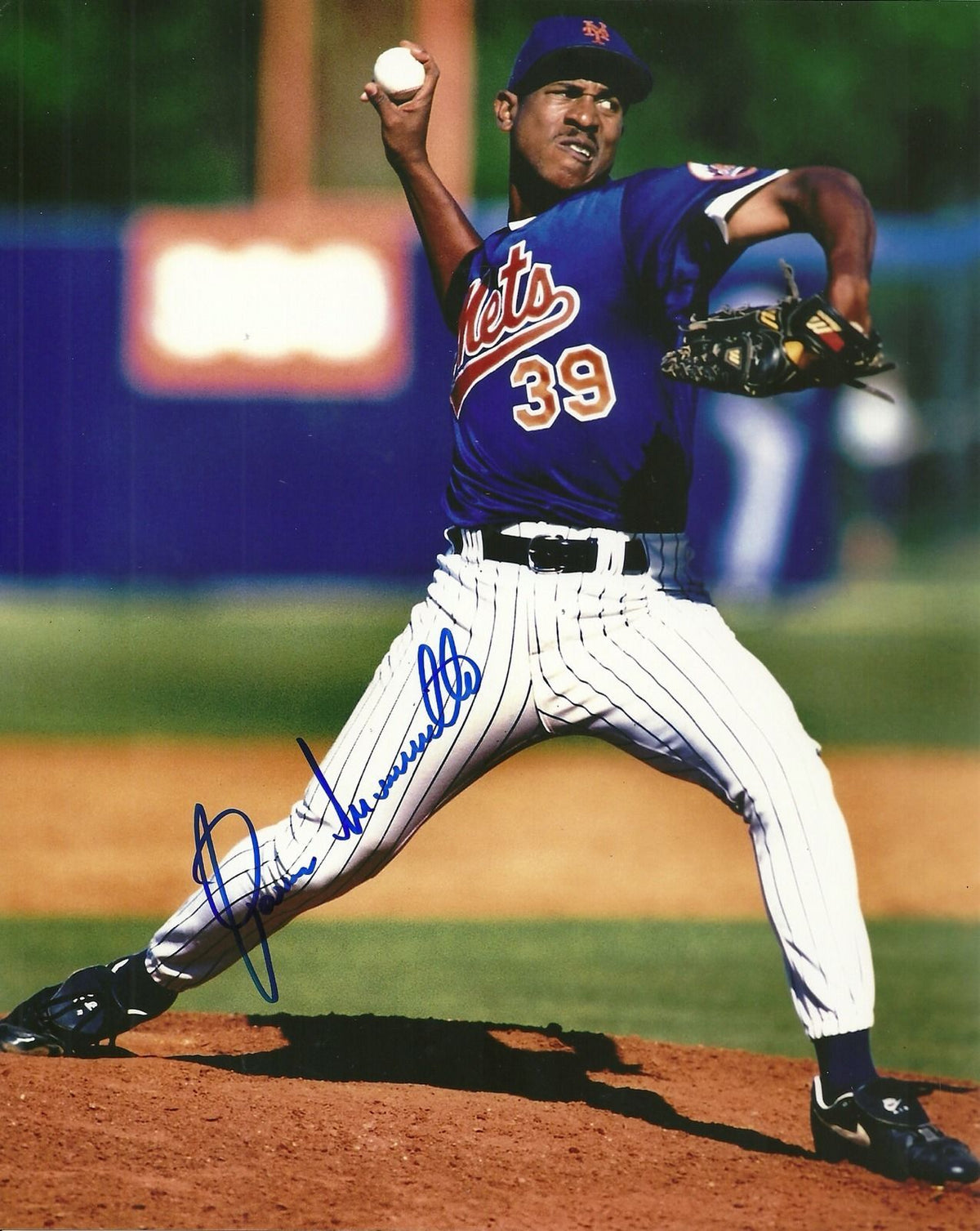 JOSIAS MANZANILLO NEW YORK METS SIGNED AUTO 8x10 PHOTO W/COA #39