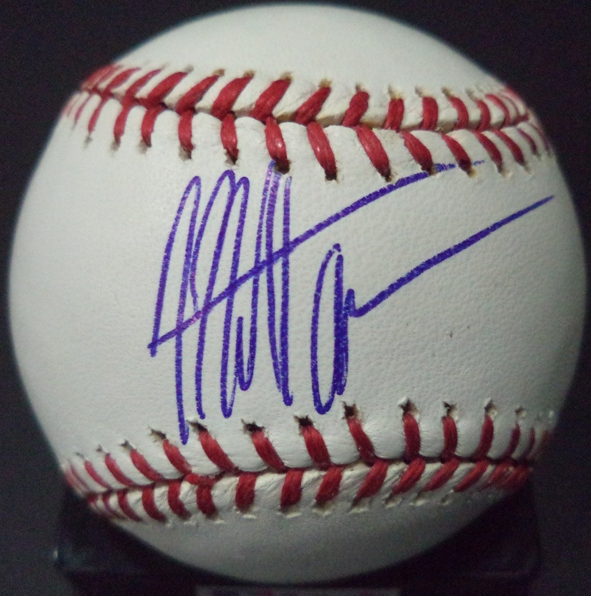 MATT ALBERS RED SOX/ORIOLES SIGNED AUTOGRAPHED ROMLB BASEBALL W/COA