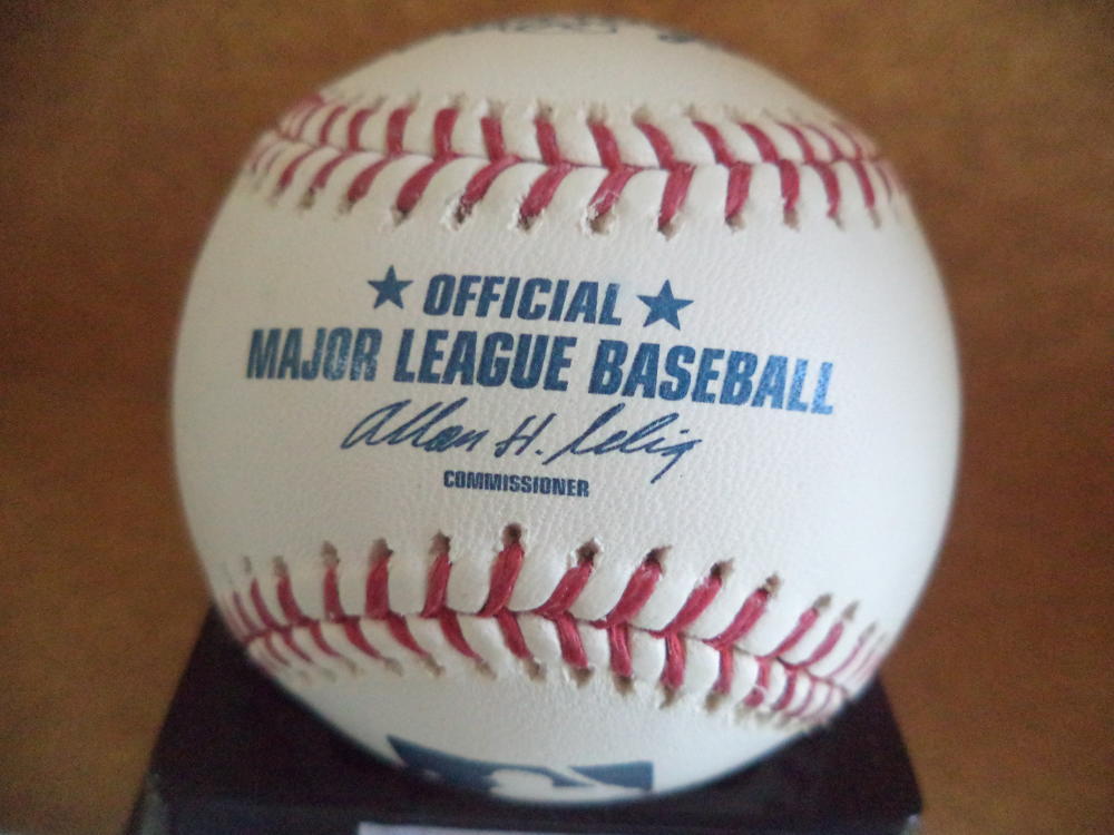 KEVIN STOCKER #19 PHILLIES/ANGELS SIGNED AUTOGRAPHED M.L. BASEBALL W/COA 