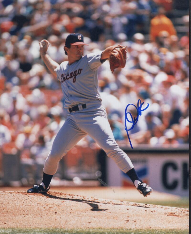 RICH DOTSON  CHICAGO  WHITE SOX SIGNED AUTOGRAPHED 8X10 PHOTO W/ COA