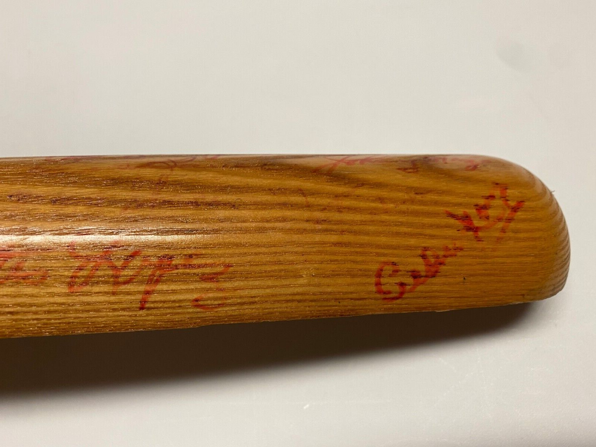 MLB GREATS MULTI SIGNED AUTOGRAPH LV SLUGGER MEMORIAL CLASSICS SPLIT BAT COA *