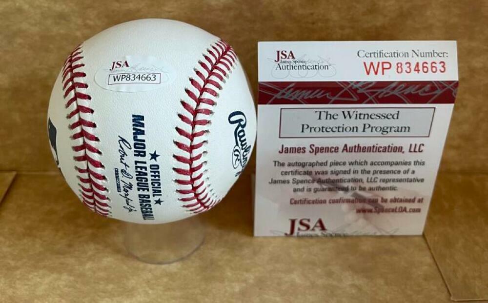NICK SOLAK TEXAS RANGERS SIGNED AUTO M.L. BASEBALL JSA WP834663