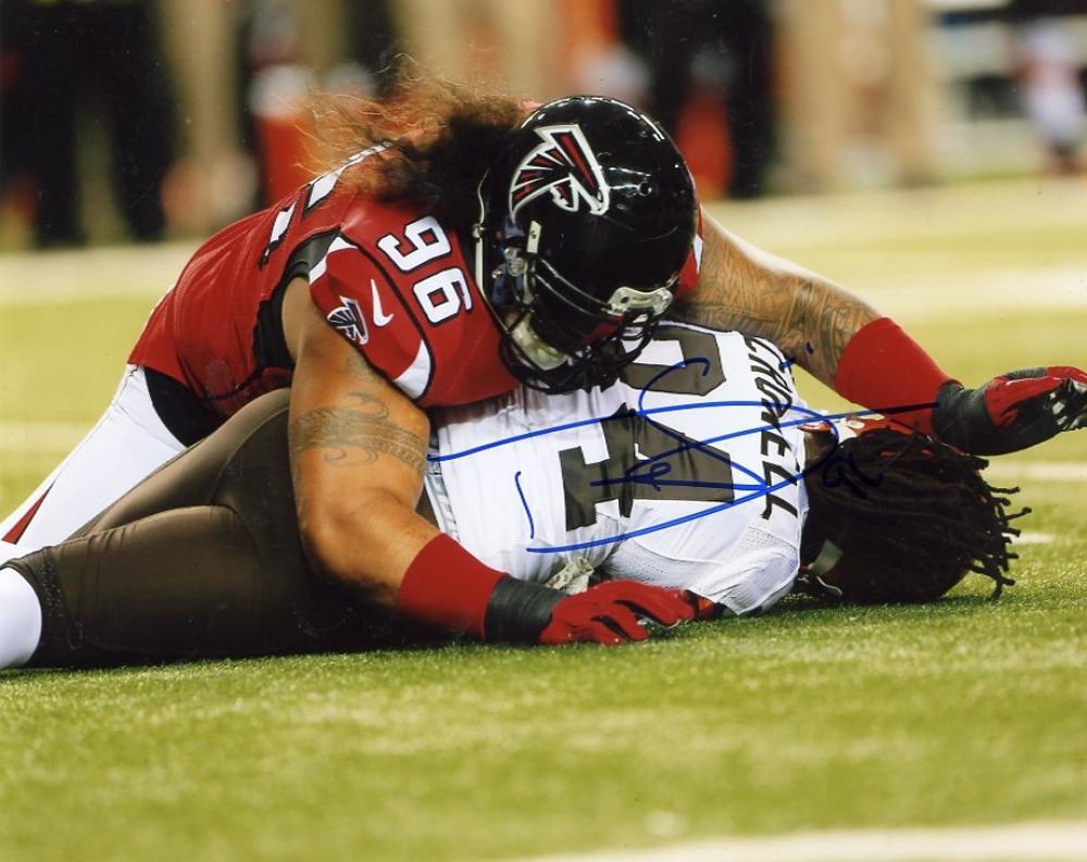PAUL  SOLIAI  ATLANTA  FALCONS   SIGNED AUTOGRAPHED   8X10  PHOTO