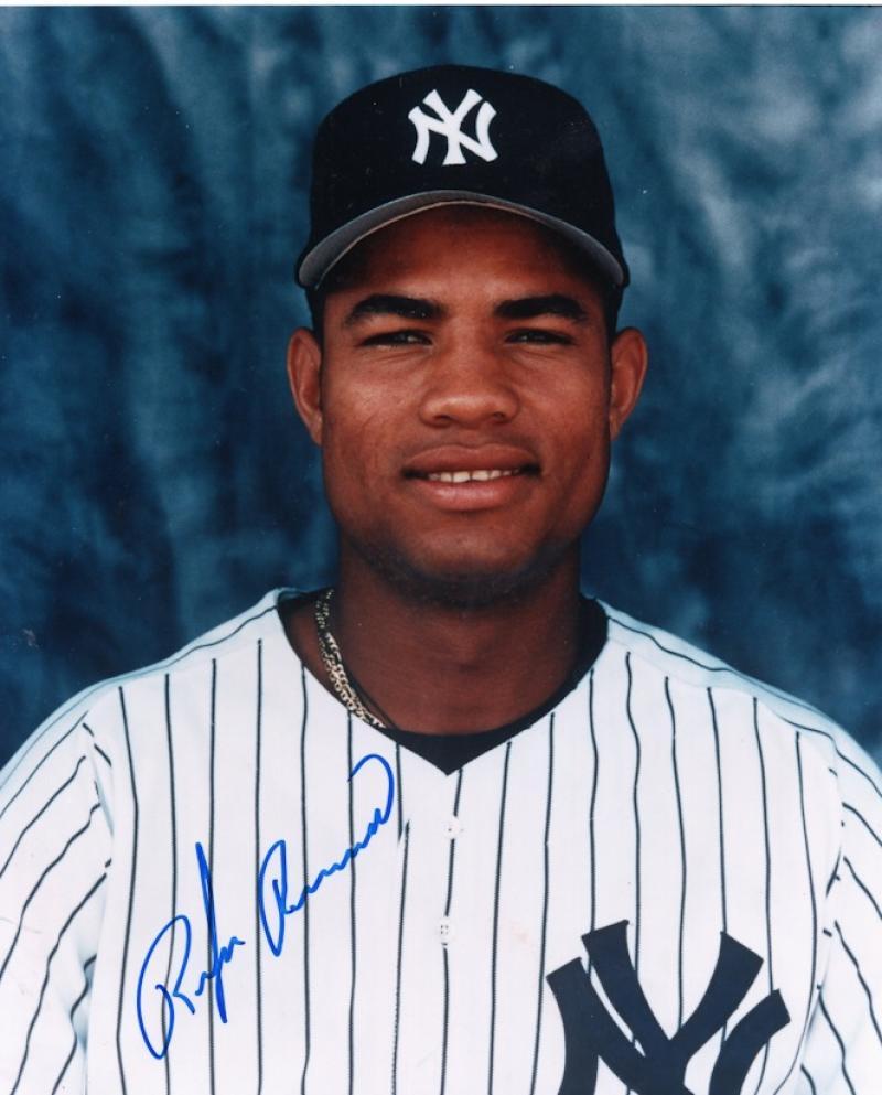 RUBEN RIVERA  NEW YORK YANKEES SIGNED   8X10 PHOTO W/ COA