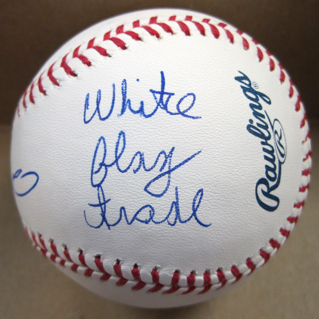 MIKE CARUSO CHICAGO WHITE SOX SIGNED AUTOGRAPHED M.L.BASEBALL W/COA