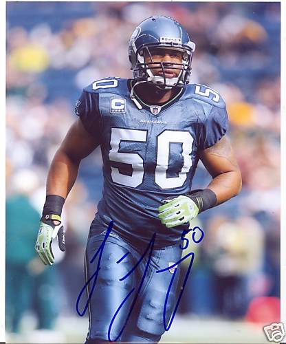 LANCE LAURY SEATTLE SEAHAWKS SIGNED 8X10 PHOTO W/COA