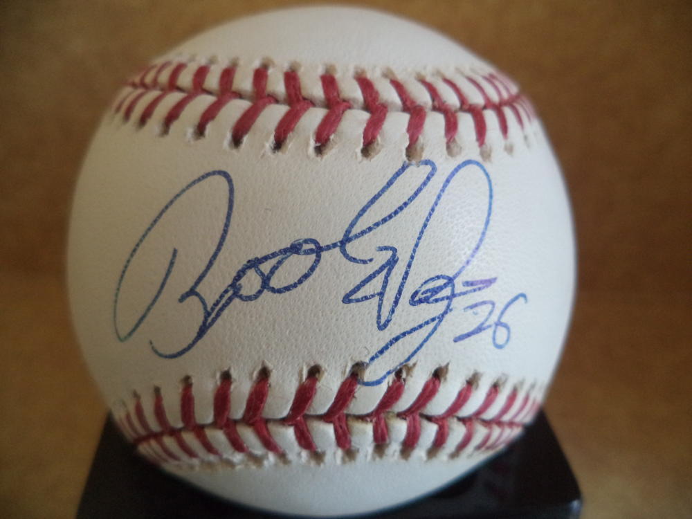 BROOK FORDYCE REDS/METS/ORIOLES SIGNED AUTOGRAPHED M.L. BASEBALL W/COA