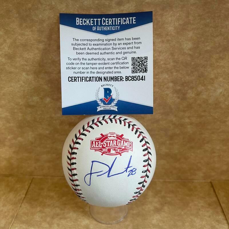 J.D. MARTINEZ BOSTON RED SOX SIGNED 2015 ALL STAR GAME BASEBALL BAS BC85041
