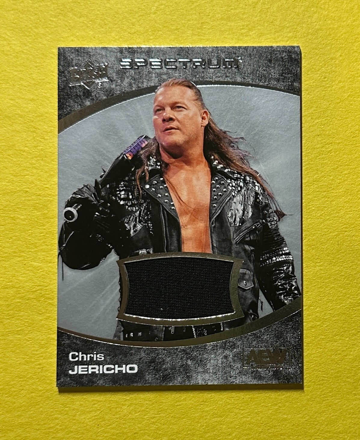 2021 UPPER DECK AEW SPECTRUM CHRIS JERICHO RELIC #75