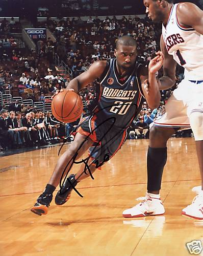 RAYMOND FELTON  CHARLOTTE BOBCATS  SIGNED 8X10