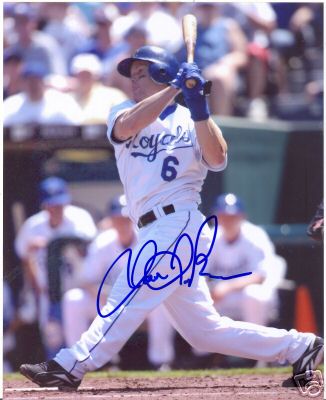 JASON LARUE KANSAS CITY ROYALS SIGNED 8X10 PHOTO W/COA