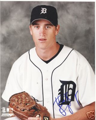 SETH GRESINGER DETROIT TIGERS SIGNED 8X10 PHOTO W/COA