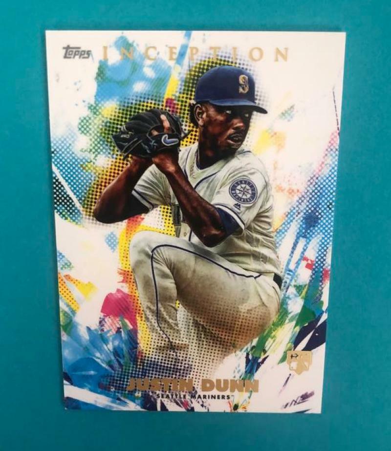 2020 TOPPS INCEPTION JUSTIN DUNN MARINERS BASE CARD #51