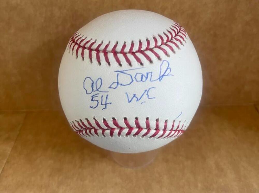 ALVIN DARK GIANTS 54 WC SIGNED AUTOGRAPHED M.L. BASEBALL BAS AUTHENTICATED