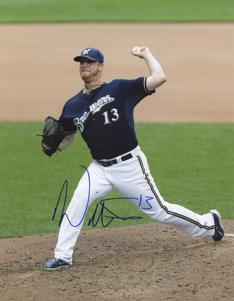 WILL SMITH  MILWAUKEE BREWERS SIGNED 8X10 PHOTO W/COA 