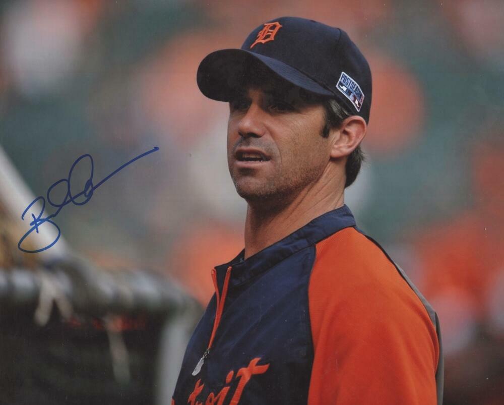 BRAD AUSMUS MANAGER DETROIT TIGERS SIGNED AUTOGRAPHED  8X10 PHOTO W/ COA