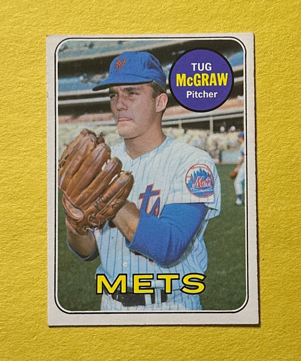 1969 TOPPS TUG MCGRAW #601 METS