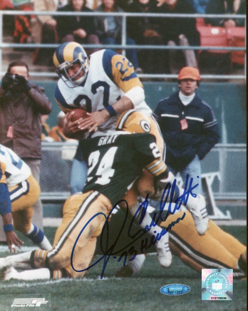 JOHN CAPPELLETTI LOS ANGELES RAMS  SIGNED AUTOGRAPHED 8X10 PHOTO W/ COA