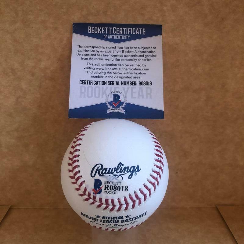 SCOTT KINGERY PHILADELPHIA PHILLIES SIGNED AUTOGRAPHED M.L. BASEBALL BECKETT R08