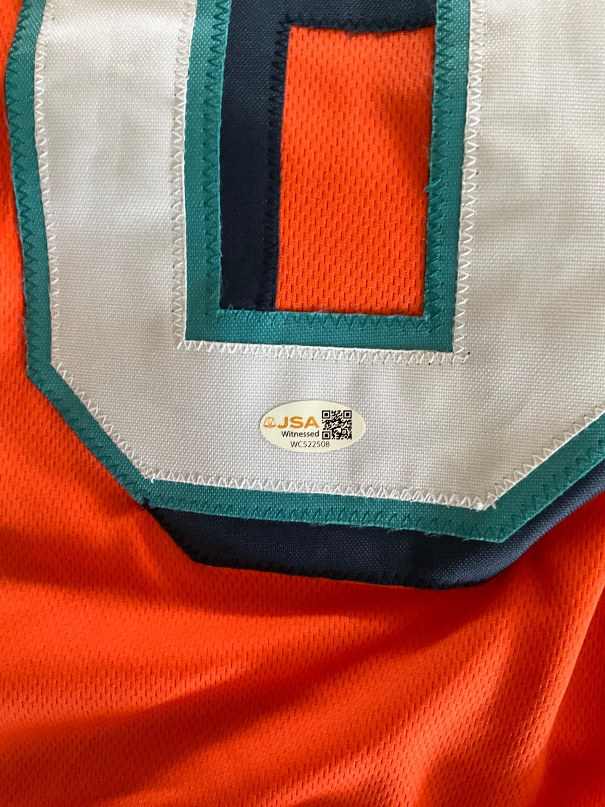 Wes Welker Custom Miami Dolphins Signed Jersey PSA Authenticate COA