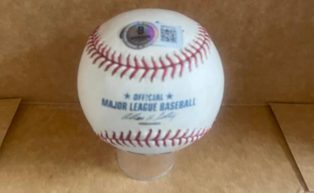 BILL MADDEN HOF 2010 SPINK AWARD SIGNED AUTOGRAPHED M.L. BASEBALL BECKETT AUTH