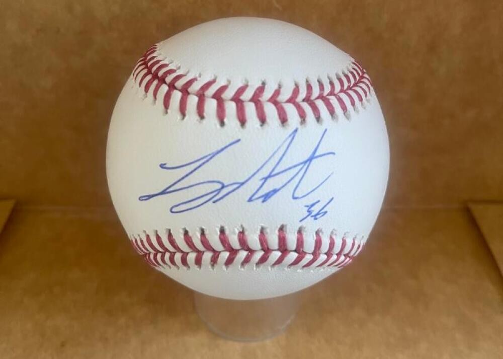 LOGAN GILBERT MARINERS SIGNED AUTOGRAPHED M.L. BASEBALL JSA 