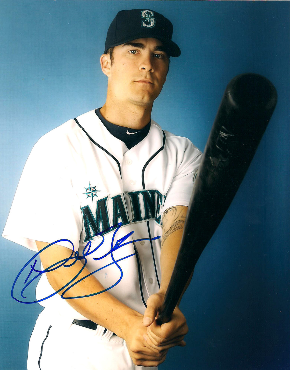 NICK FRANKLIN SEATTLE MARINERS SIGNED AUTOGRAPHED 8X10 PHOTO W/COA