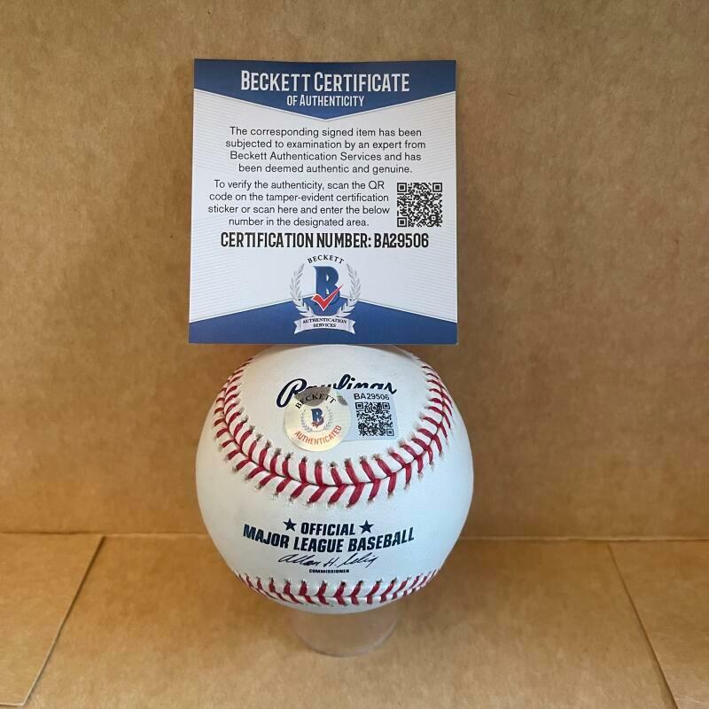 DANNY OZARK INSCRIPTION SIGNED AUTOGRAPHED M.L. BASEBALL BAS BA29506