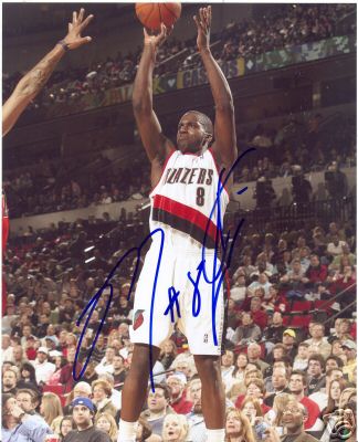 MARTELL WEBSTER PORTLAND TRAILBLAZERS SIGNED 8X10 PHOTO
