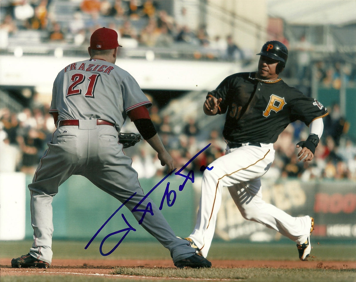 JOSE TABATA PITTSBURGH PIRATES SIGNED AUTOGRAPHED 8x10 PHOTO W/COA VS REDS