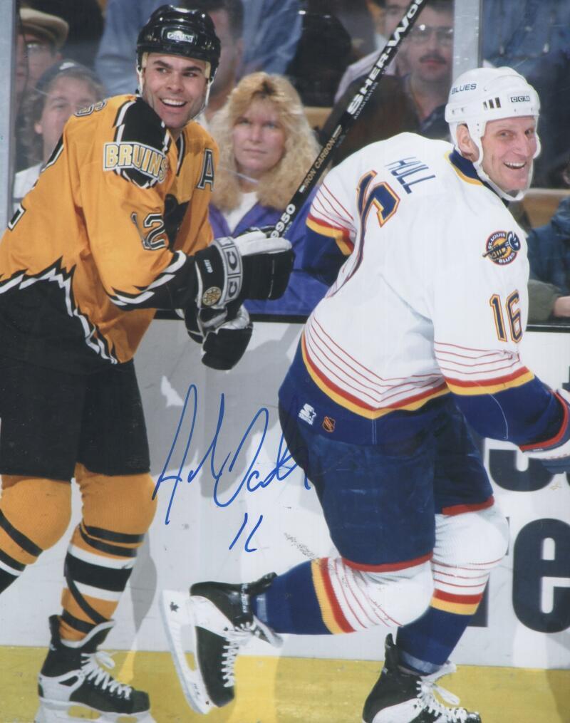 ADAM OATES BLUES  SIGNED AUTOGRAPHED 8X10 PHOTO W/ COA