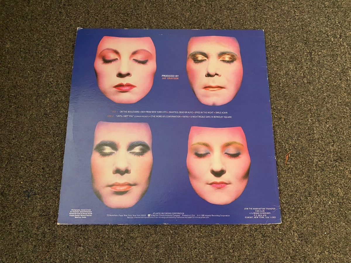 THE MANHATTAN TRANSFER 4X MULTI SIGNED AUTOGRAPHED VINYL RECORD ALBUM W/COA