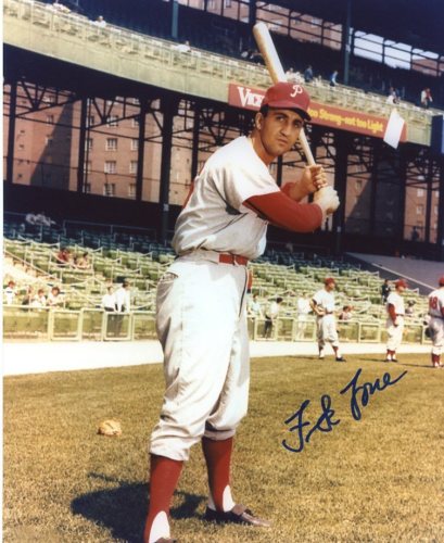 FRANK TORRE PHILADELPHIA PHILLIES SIGNED 8X10 PHOTO COA
