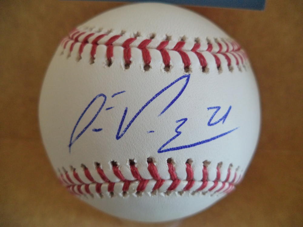 FRANKLIN PEREZ DETROIT TIGERS ROOKIE YEAR SIGNED AUTO ML BASEBALL BECKETT R12041