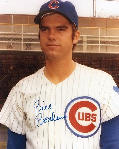 BILL BONHAM  CHICAGO  CUBS   SIGNED 8X10