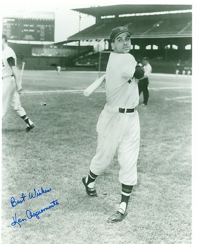 KEN  ASPROMONTE  WASHINGTON  SENATORS    SIGNED 8X10