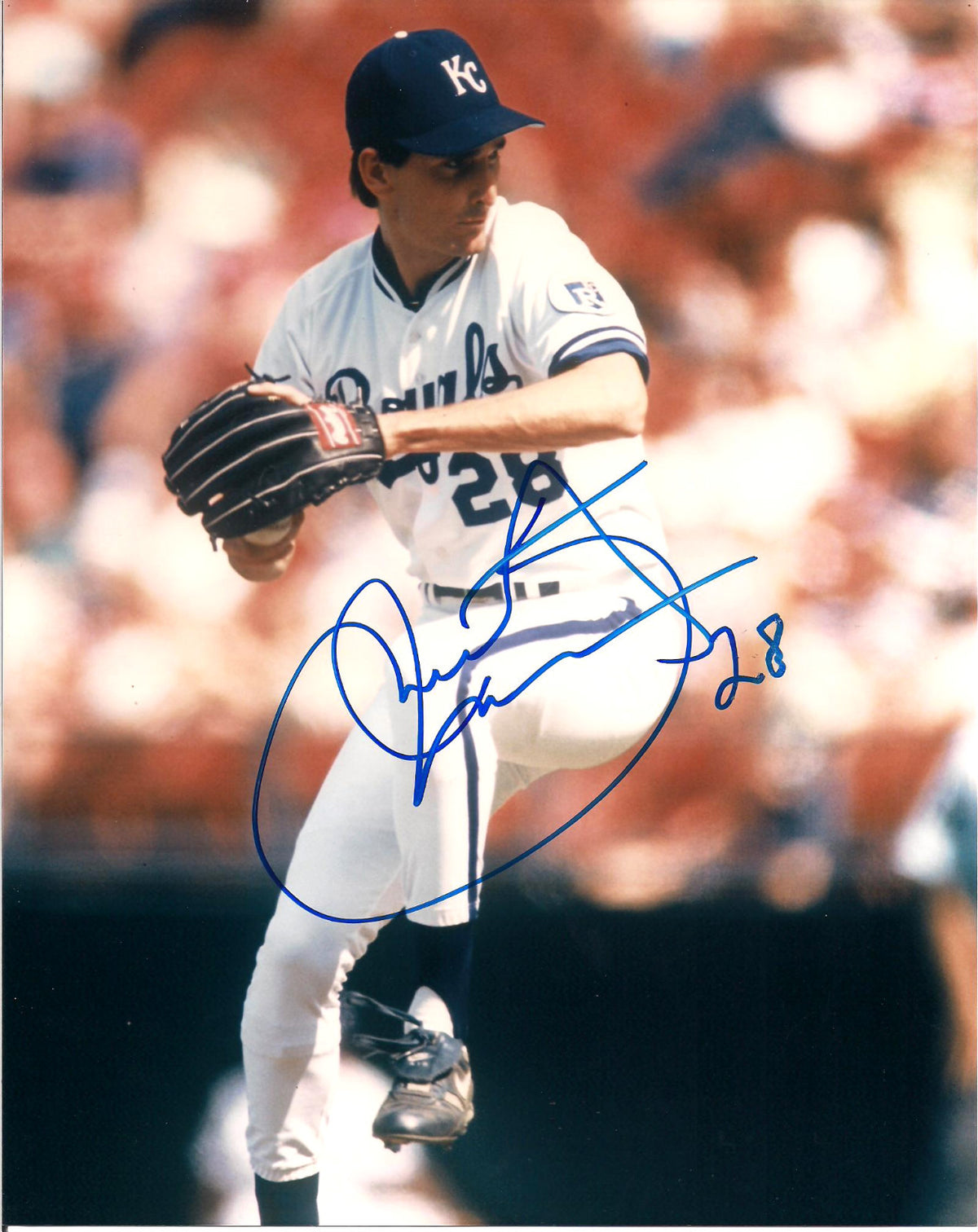 RUSTY MEACHAM KANSAS CITY ROYALS SIGNED AUTOGRAPHED 8X10 PHOTO W/COA