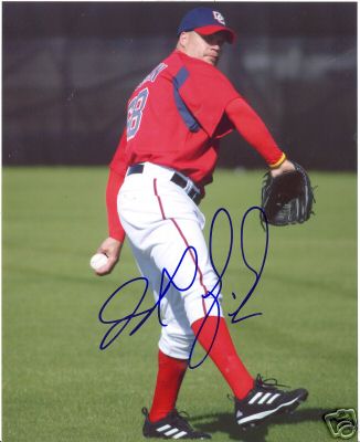 JOEY EISCHEN WASHINGTON NATIONALS SIGNED 8X10 PHOTO