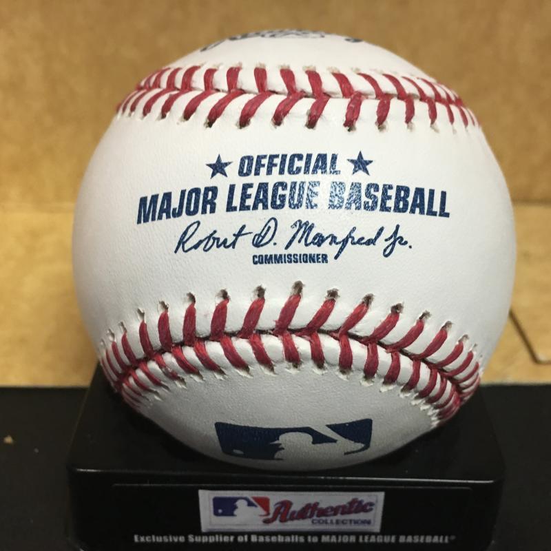 AARON BROWN PHILADELHIA PHILLIES M.L. SIGNED BASEBALL W/COA