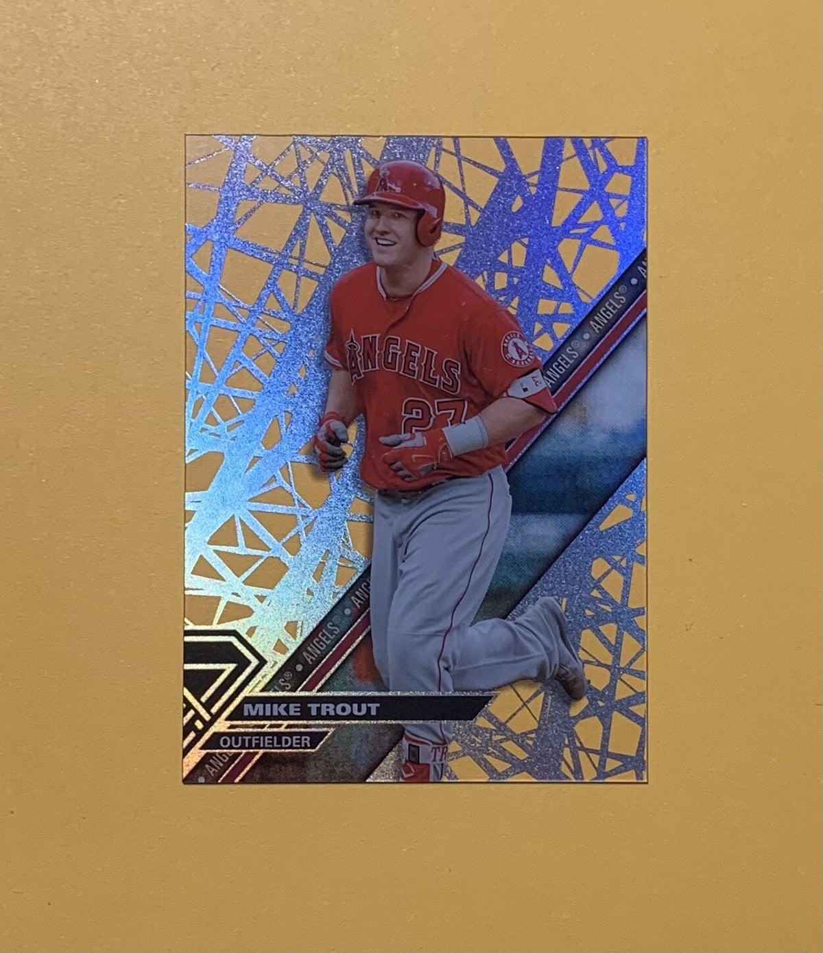 2017 TOPPS HIGH TEK MIKE TROUT PATTERN 6B SHATTER #HT-MT ANGELS 