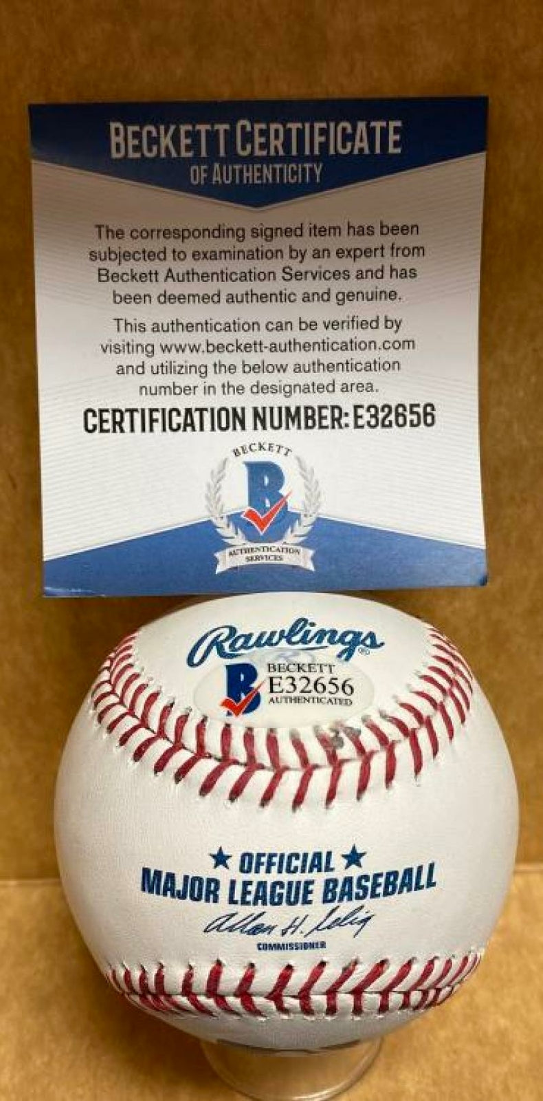 SCOOTER GINNETT BREWERS/REDS/GIANTS SIGNED AUTO M.L. BASEBALL BECKETT E32656